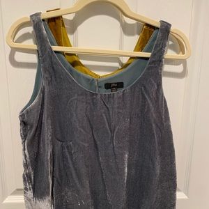 Set of two velvet tank tops from J. crew.